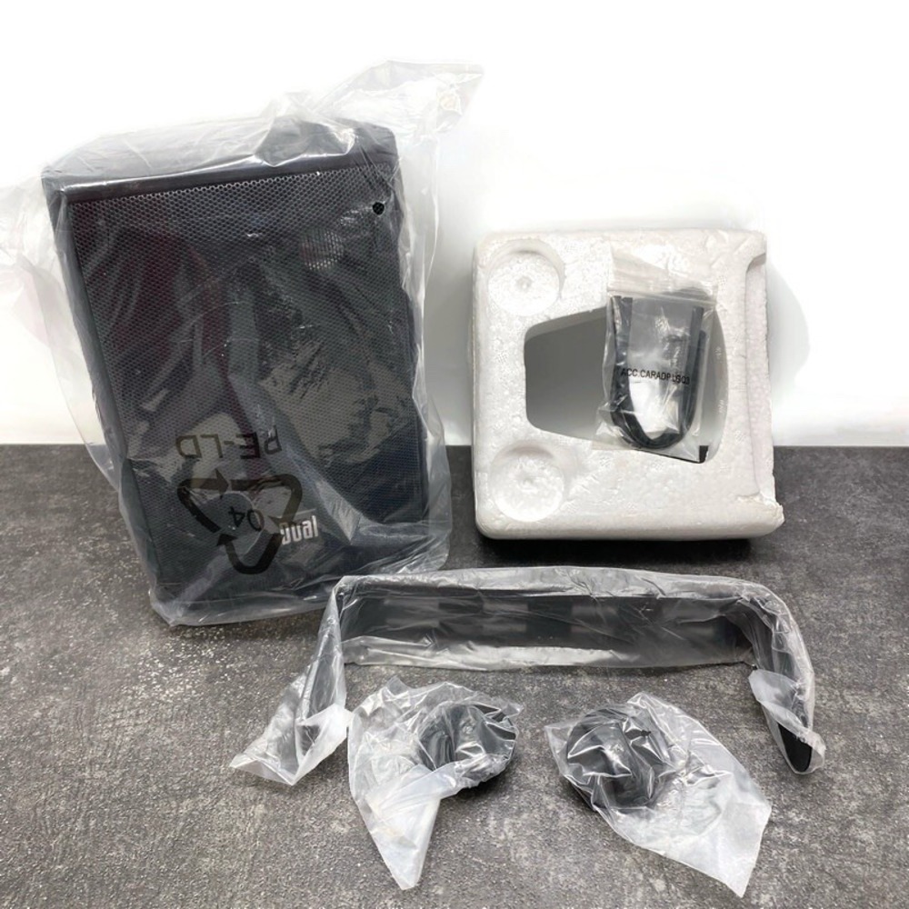 1x Dual LU43PB Indoor or Outdoor 8" Speakers Black Case‎ Hardened Steel Bracket